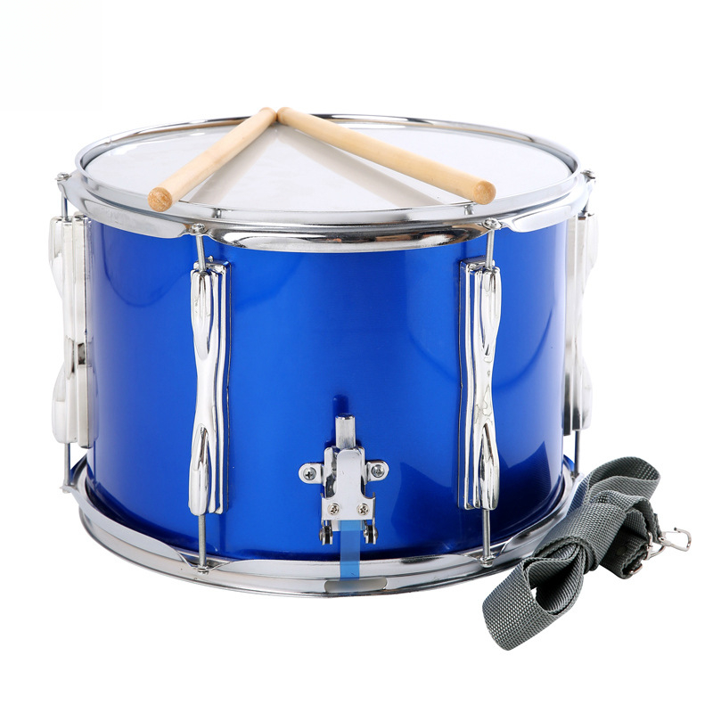 高桶小军鼓13寸军鼓学生队鼓 学校乐队军鼓乐器双音鼓耐用优选