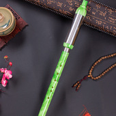 竖吹巴乌仿青花瓷仿玉色G调F调C调降B调巴乌成人学生初学演奏