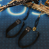 黑管乐器背带牛皮配料排含 脖带 舒适透气萨克斯背带 单簧管背带