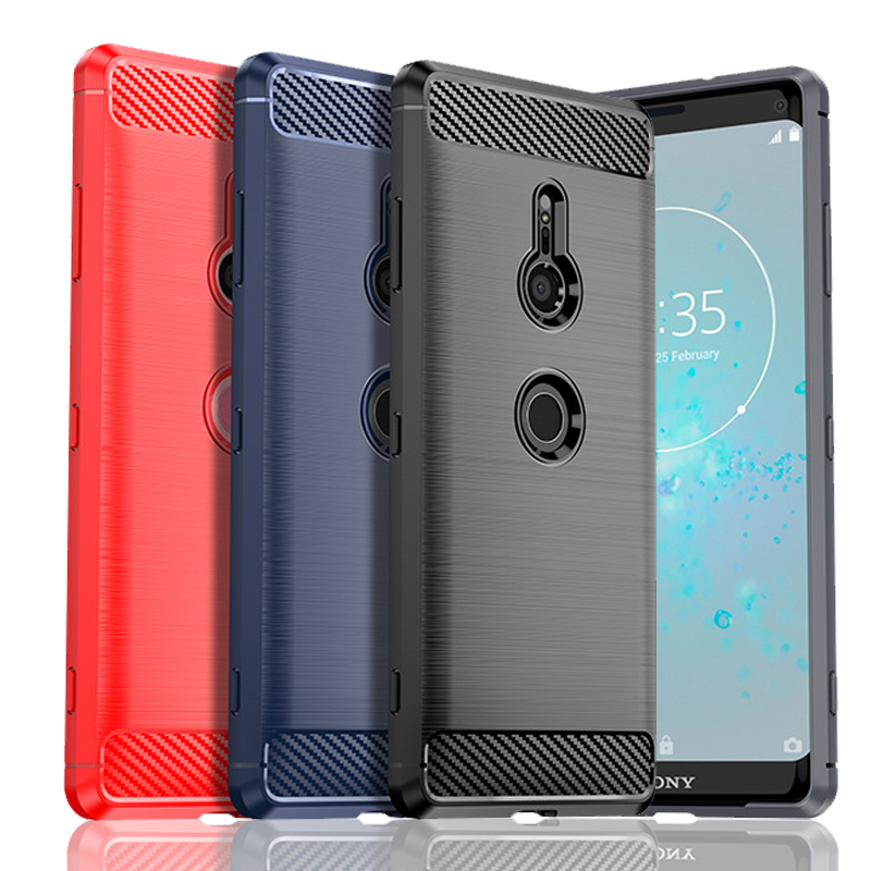 适用于索尼XZ3手机壳全包边商务Xperia电话xz3防摔H9493防指纹H9436磨砂H8416拉丝SOV39散热碳纤维保护套