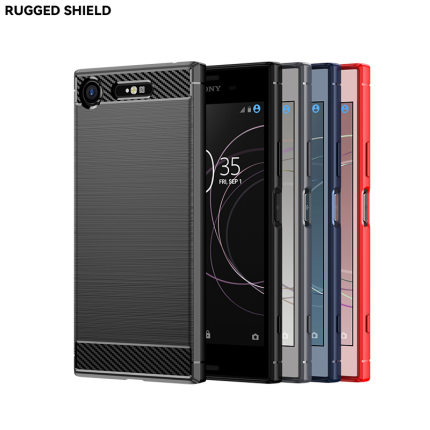 适用索尼XZ1手机壳Xperia XZ1Compact碳纤维防摔xz2保护套拉丝xz3软壳套