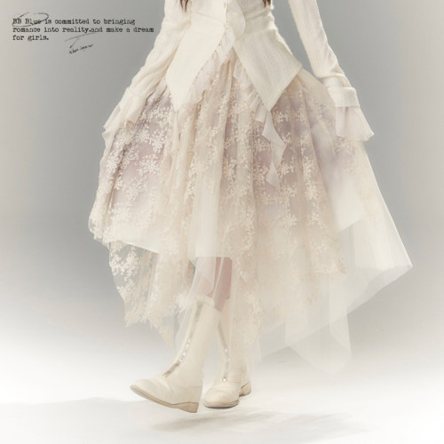 BBBLUE侘寂仙子刺绣半裙