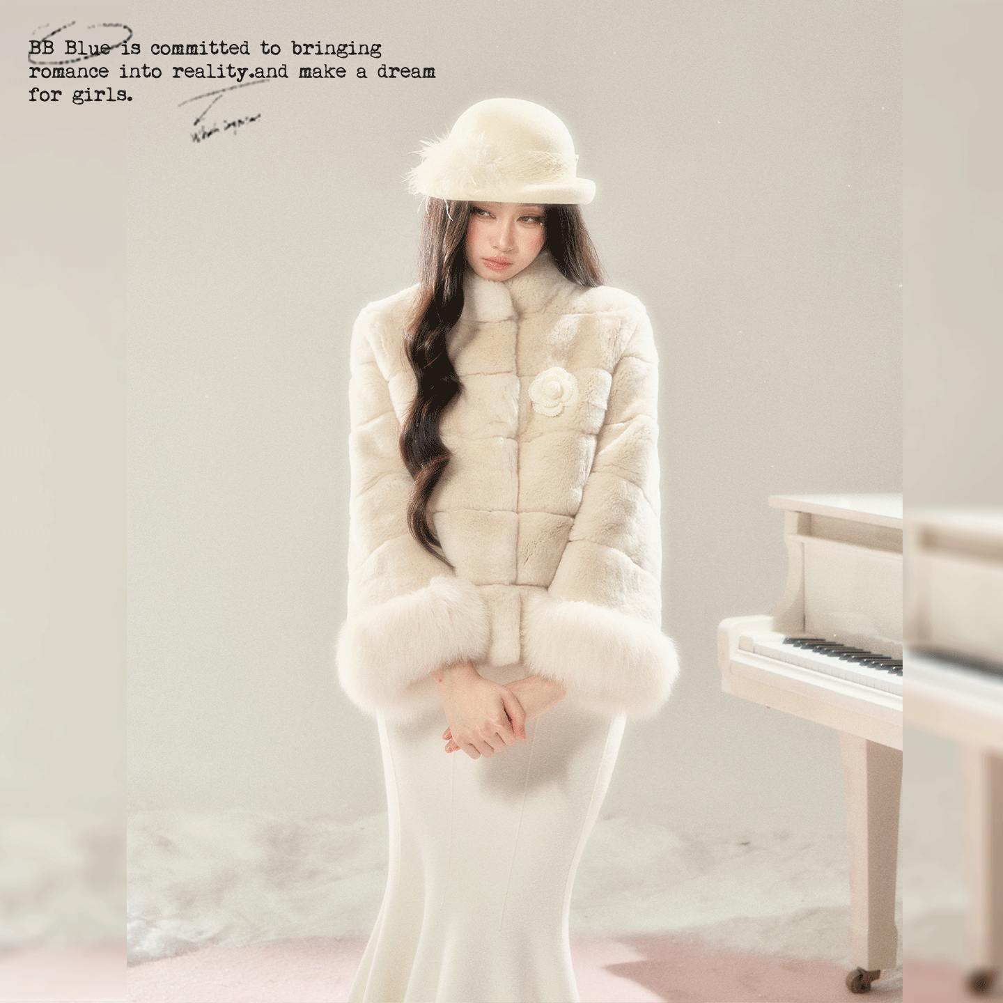 BB BLUE/冬日奶茶獭兔/芬兰进口100%狐狸毛真毛皮草显瘦外套新款,女装/女士精品,皮草,淘宝优惠券,粉丝福利购,淘宝优惠卷