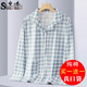 纯棉新疆棉亲肤透气薄款 申本休闲女士长袖 睡衣中青年春秋款 家居服