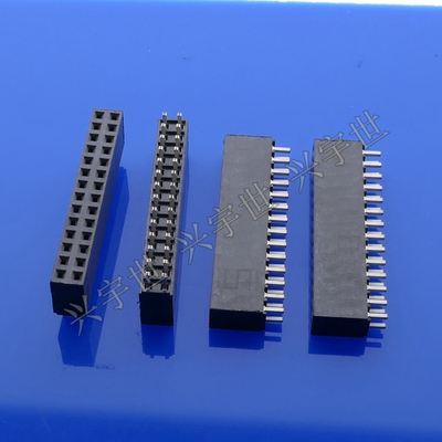 SSQ-114-01-F-D 2.54mm间距28pin双排直插通孔全新原装连接器现货