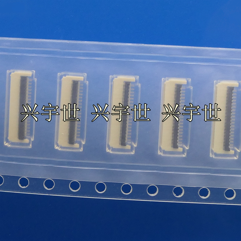 XF2U-1815-3A 后翻盖0.5mm间距18P上下接触0.9mm高欧姆龙连接器