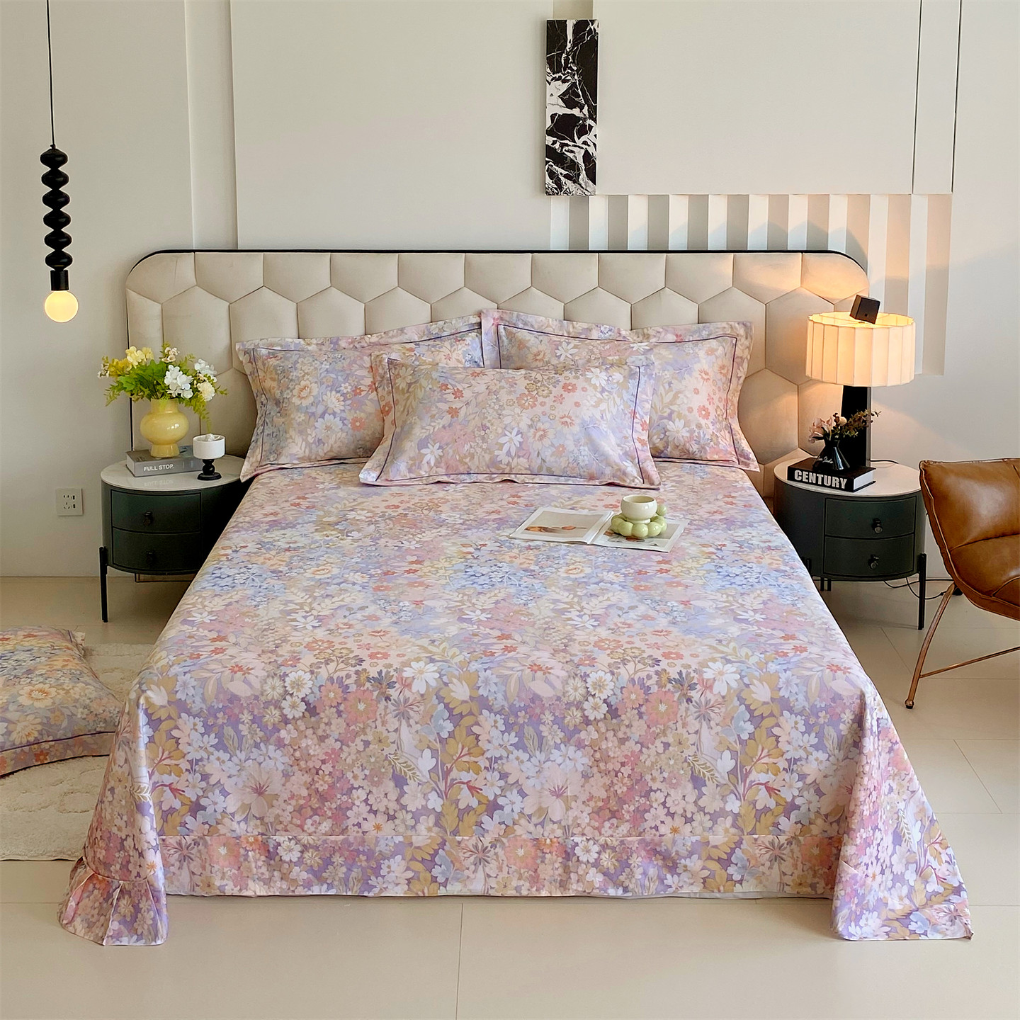 2025冬季款圆角加厚床单全棉纯棉