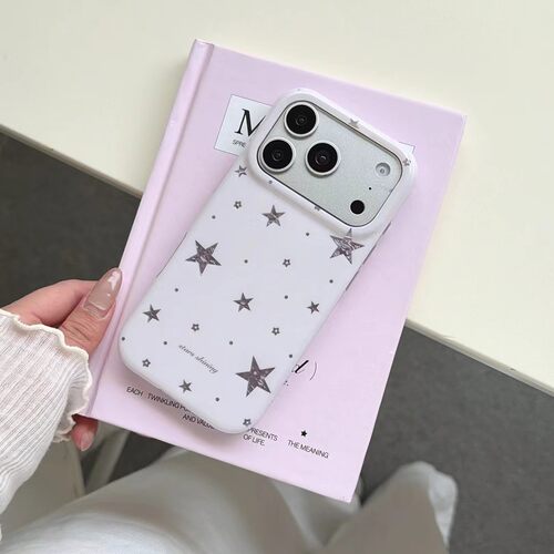 韩系ins风星星iPhone全包防摔壳