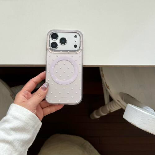 ins韩系磁吸磨砂iPhone手机壳新