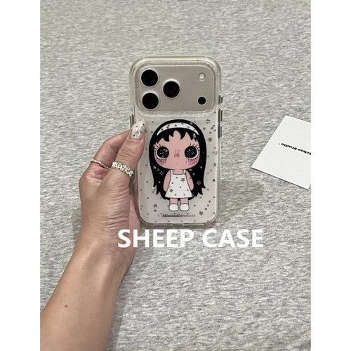 韩系白色穿搭小玉苹果全包防摔壳