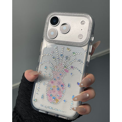 韩系鎏金花瓶iPhone防摔手机软壳