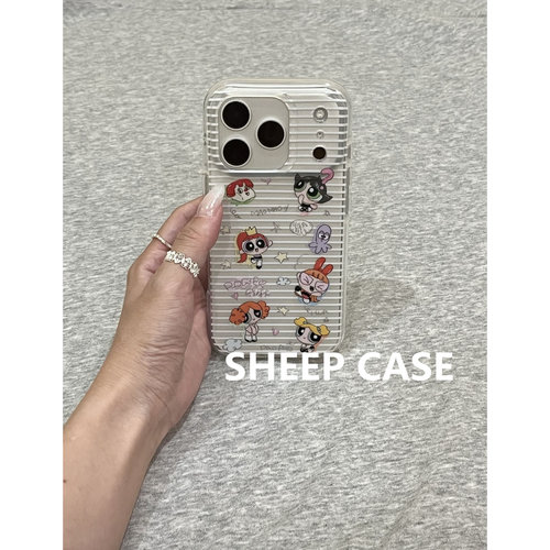 ins风小女警全包防摔iPhone软壳