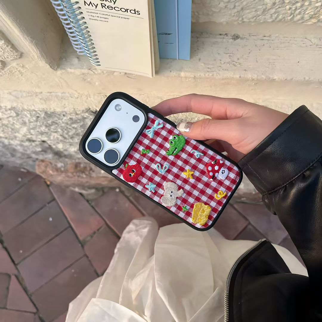 适用苹果16promax硅胶卡通手机壳