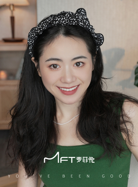 兰壹壹波斯猫秋冬新款宽边发箍复古碎花波点豹纹时尚百搭发饰头饰
