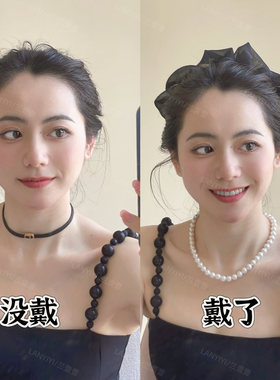 兰壹壹棉花糖抓夹法式甜美蓬松显发量8cm贝壳抓夹高颅顶发饰头饰