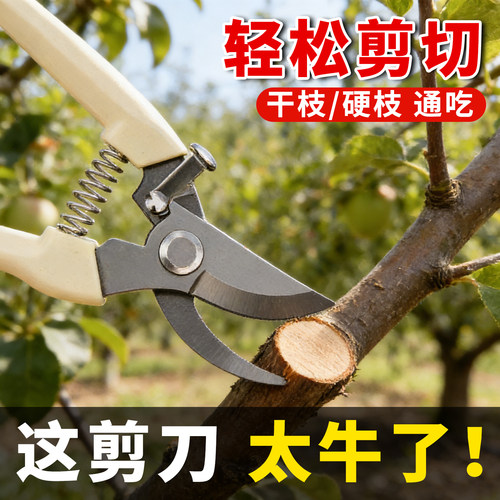 果树修花不锈钢便携粗枝剪