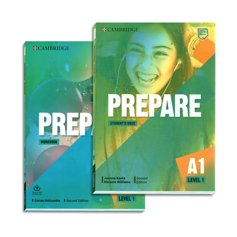 剑桥prepare青少年英语教材prepare 1-7级别英语考试教材ket/pet/fce