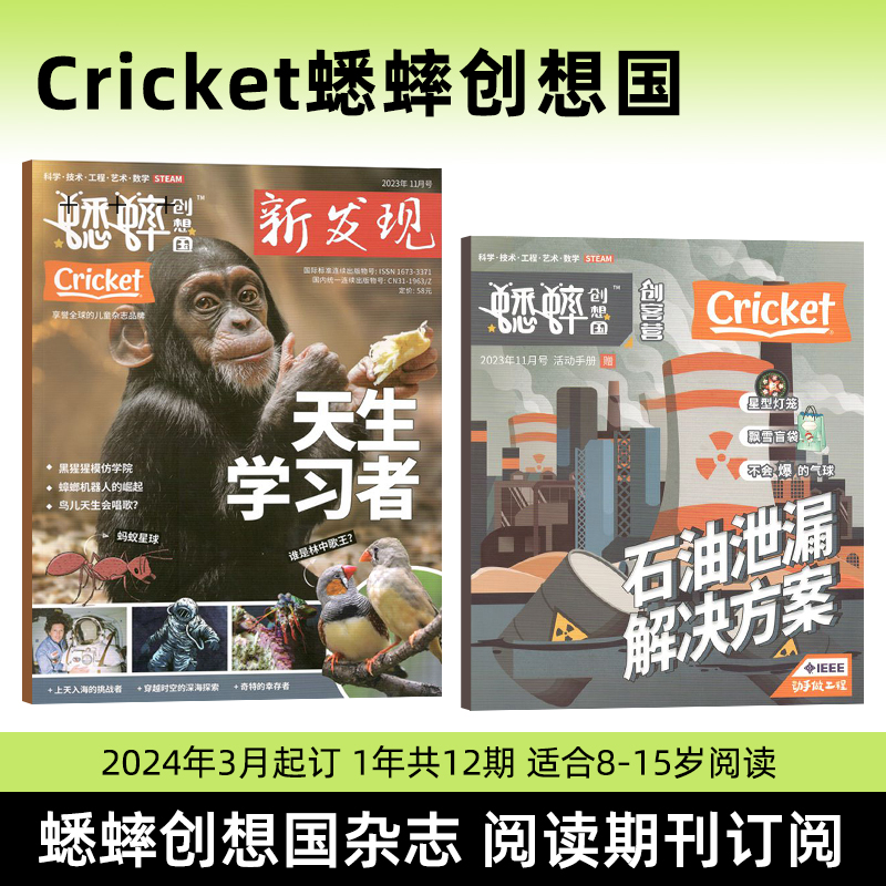 Cricket蟋蟀创想国杂志