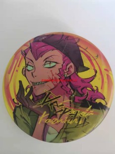 工厂来图定制光栅徽章2变吧唧马口铁胸章 58mm谷子75变化吧唧徽章