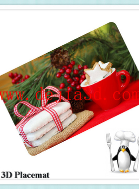 Good quality 3D lenticular placemat/ 3D tablemat /3D Coaster