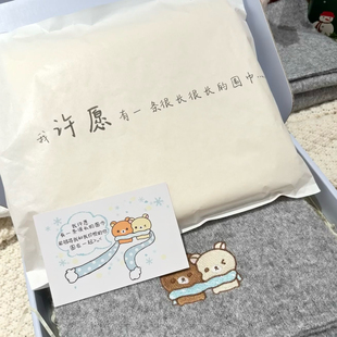 围巾女款2024新款韩系氛围感冬季细条小巧姜黄色软糯毛线羊毛围脖