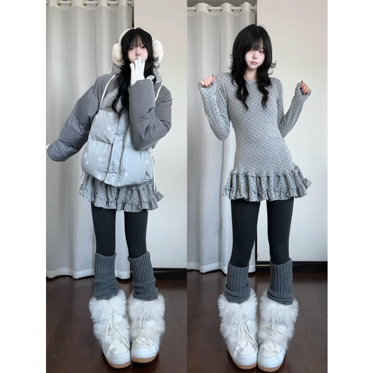 大码胖mm韩系波点裙摆叠穿长袖t恤女秋冬修身显瘦休闲打底衫上衣,女装/女士精品,大码内搭,淘宝优惠券,粉丝福利购,淘宝优惠卷