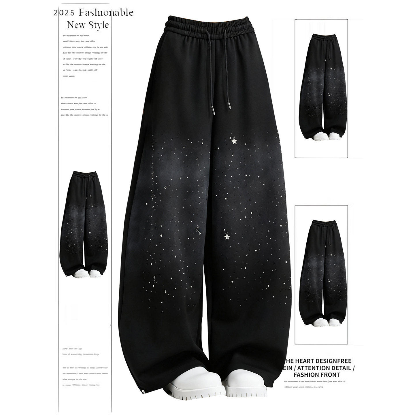 大码胖mm烫钻星空渐变弯刀裤子女秋冬季宽松卫裤休闲裤爵士舞裤子,女装/女士精品,大码裤装,淘宝优惠券,粉丝福利购,淘宝优惠卷