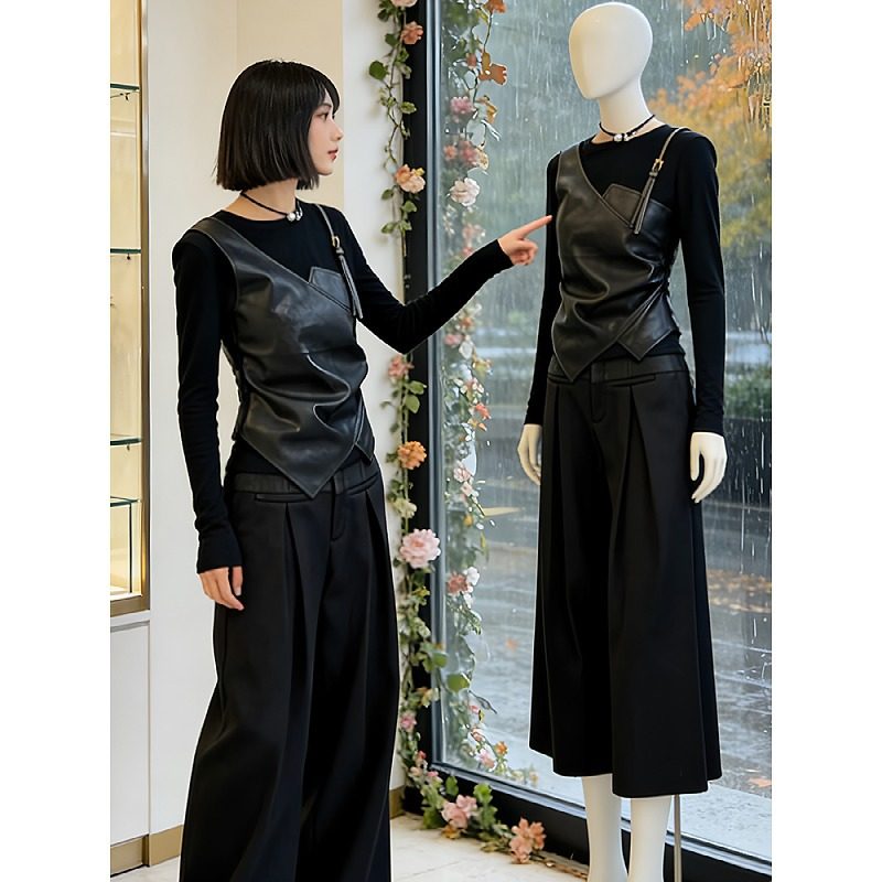 大码胖mm显瘦拼接长袖T恤女秋冬季时尚别致假两件修身设计感上衣,女装/女士精品,大码内搭,淘宝优惠券,粉丝福利购,淘宝优惠卷