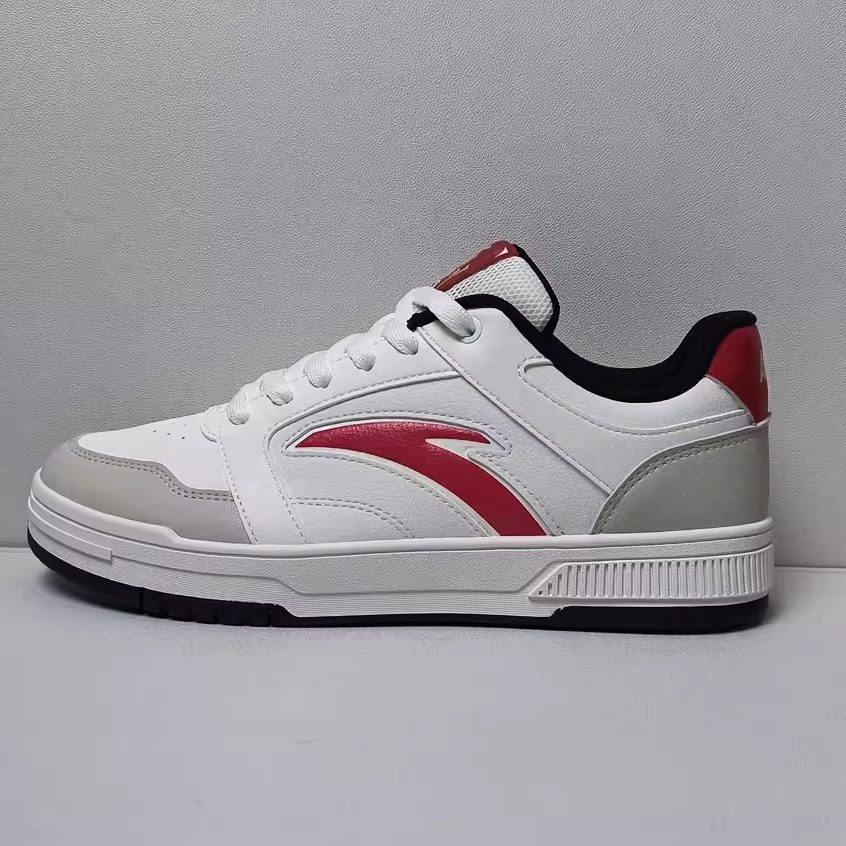 安踏好事发生百川板鞋男鞋新年款1红色撞色休闲小白鞋子112618011,运动鞋new,板鞋,淘宝优惠券,粉丝福利购,淘宝优惠卷