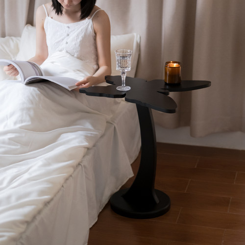 法式复古实木床头几ins全实木质