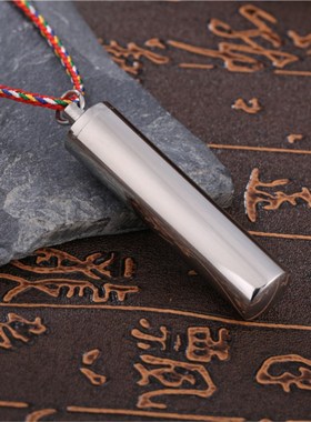 结缘钛钢楞严咒情侣装饰品嘎乌盒