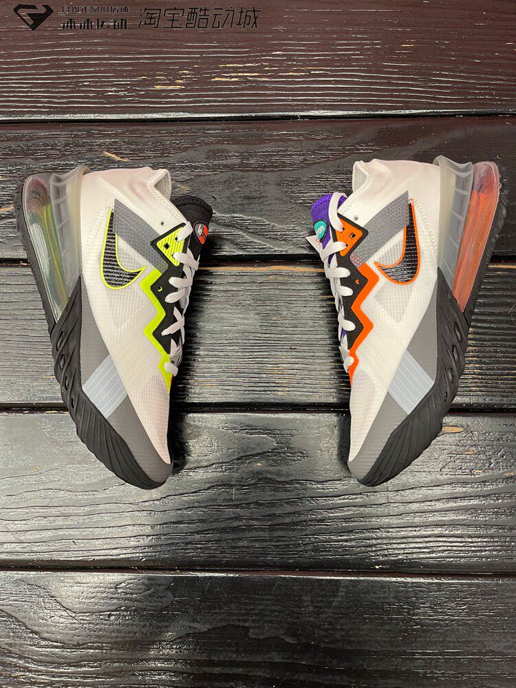 现货耐克lebron 18 詹姆斯lbj18代男子低帮缓震篮球鞋 cv7564-100