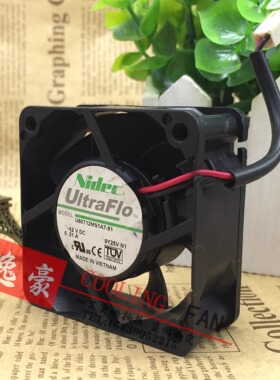 U60T12MS1A7-51 Nidec大风量富士机箱风冷6cm散热风扇12v 0.21A