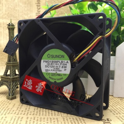 PMD1209PLB1-A 12V 7.8W SUNON/建准高精度工控大风量散热风扇9cm
