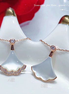 扇形仙女小裙子项链礼物送闺蜜