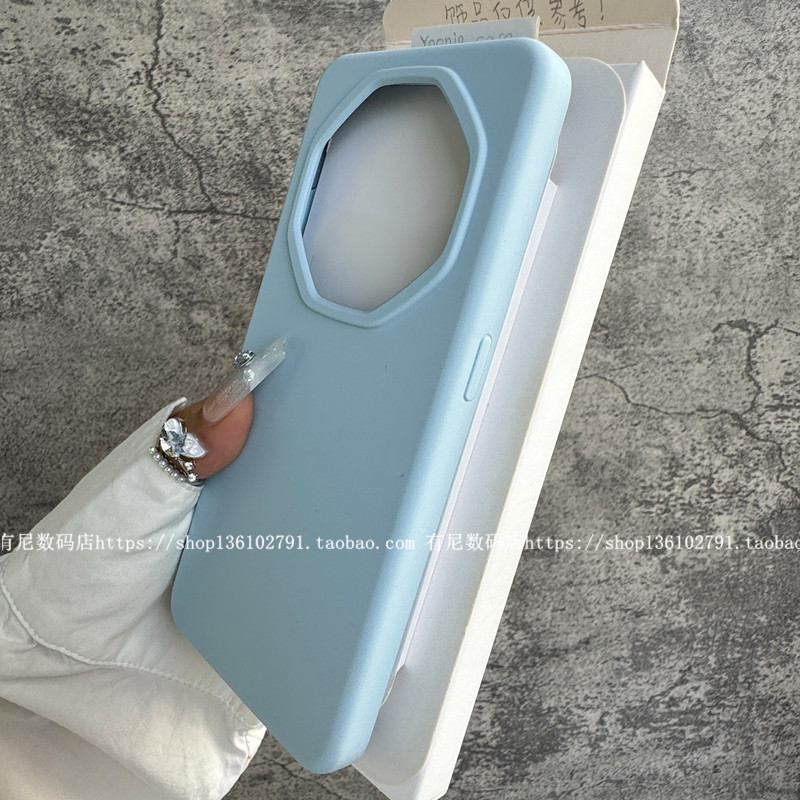 YOONIA适用魅族Meizu手机壳note16魅族note16pro液态硅胶全包保护套奶蓝色不褪色小众个性男女