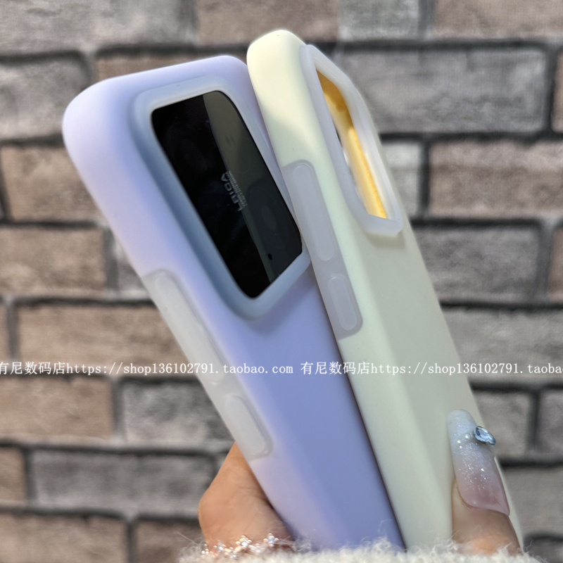 适用小米15spro手机壳15pro液态硅胶ultra果冻小米15半透明保护套高级香芋紫时尚个性高档
