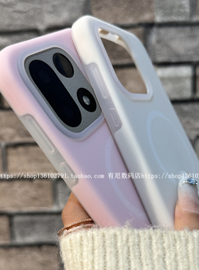 适用1+15磁吸果冻手机壳一加15液态硅胶1+ace5pro保护套一加13新1+13耐脏1+13t个性创意软糯MagSafe无线充潮
