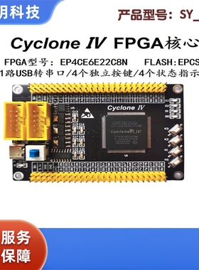 Altera CycloneIV EP4CE6E22C8N EP4CE10E22 FPGA开发板 核心板