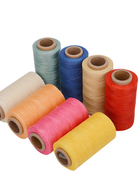 艺高0.8mm260米扁蜡线皮革缝制线少蜡款大卷蜡线手工扁蜡线