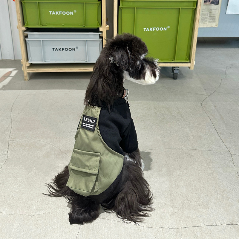 狗狗猫咪棉质潮牌假两件卫衣