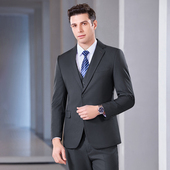 女士西服4S店销售修身 工作服职业装 西装 工装 深灰色西裤 奥迪男士