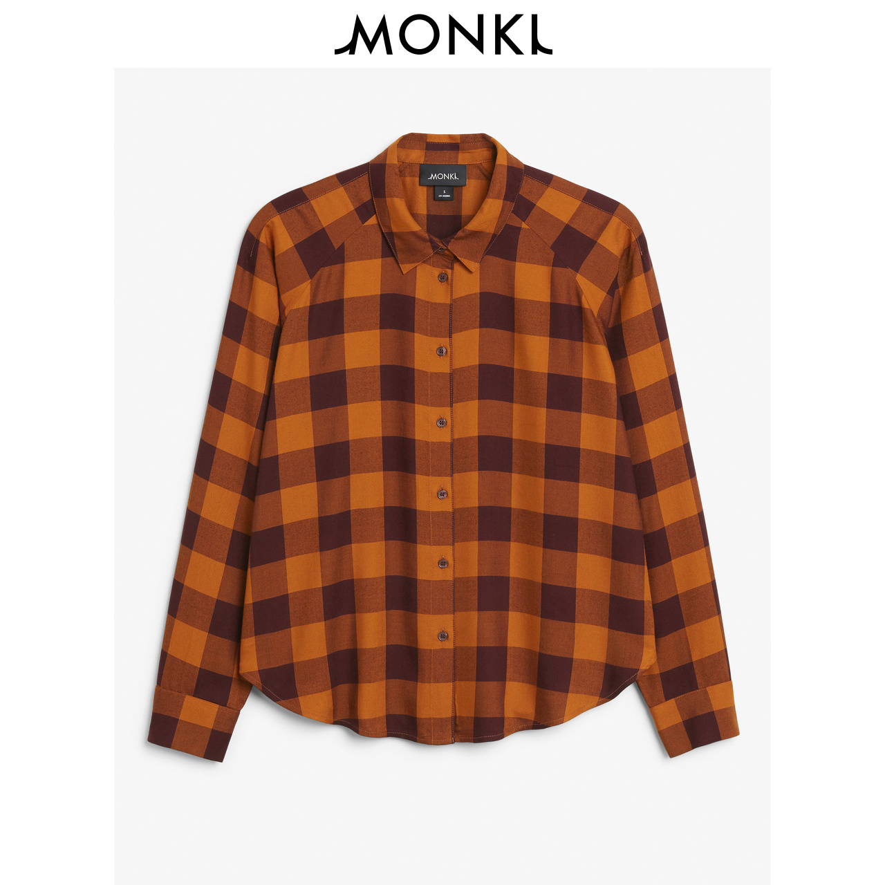 MONKI2018Çﶬпä¿íËÉéÙÉ«¸ñÎÆ¸ñ×Ó·Á쳤Ðä³ÄÉÀÅ® 0626874