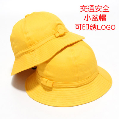 日系小黄帽幼儿园小黄帽定制logo