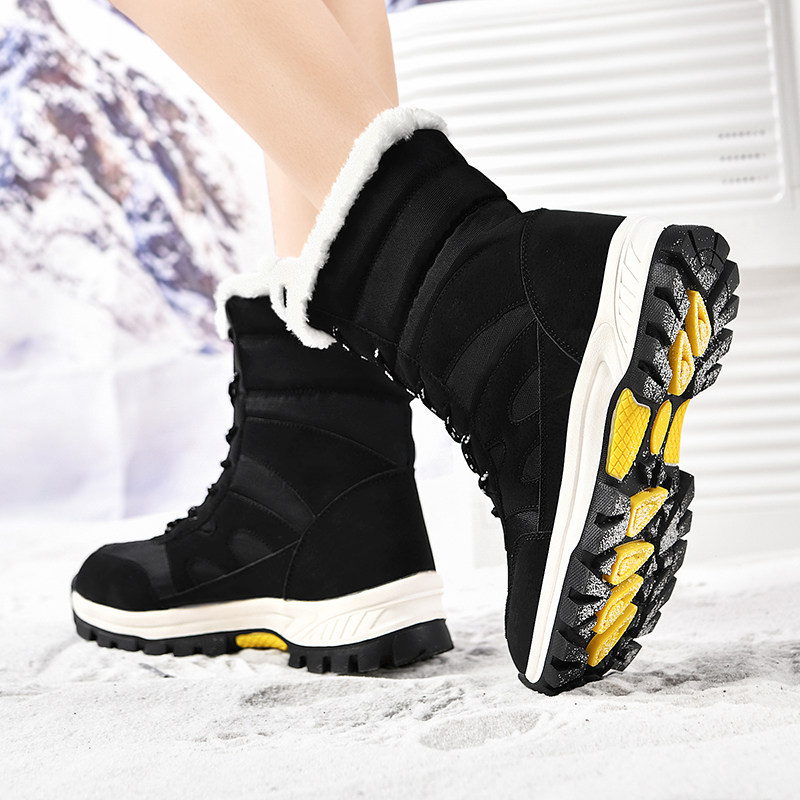 户外雪地靴女冬季防滑长筒靴