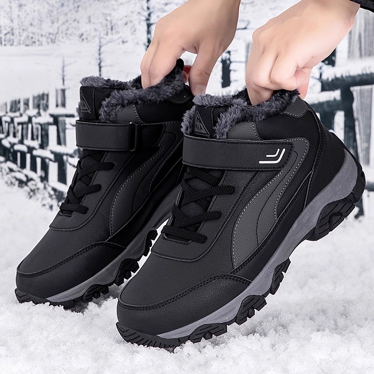 男女款冬季加绒保暖雪地靴