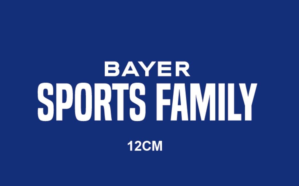 德甲勒沃库森BAYER Sports Family热转印赞助印字印号