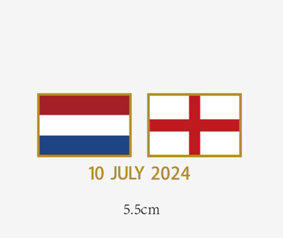 2024欧洲杯荷兰对赛荷兰对阵英格兰对赛小字Soccer Patch Badge