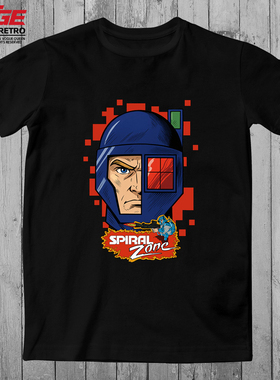 螺旋地带德克指挥官体恤Sprial Zone复古动漫TEE怀旧潮牌纯棉体恤