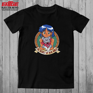 蓝宝石之谜T恤冒险少女纳蒂亚Nadia海底两万里纯棉怀旧动漫体恤